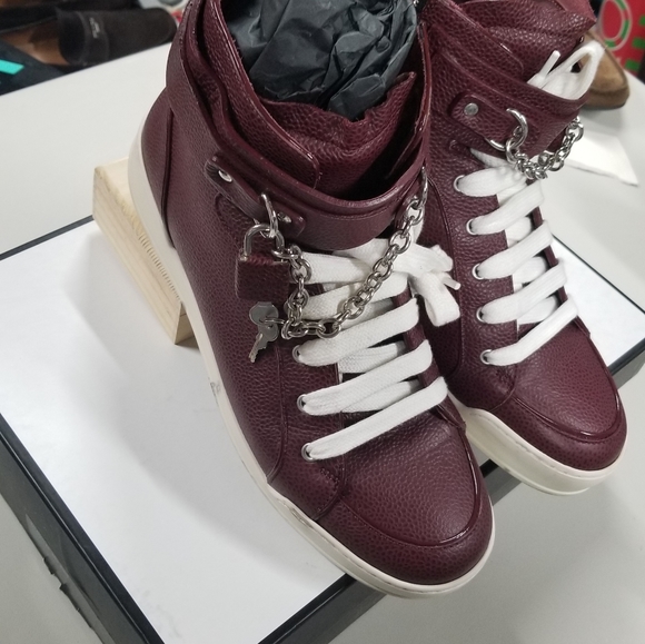 Dsquared Strait Jacket Sneakers in Oxblood red - Picture 6 of 8